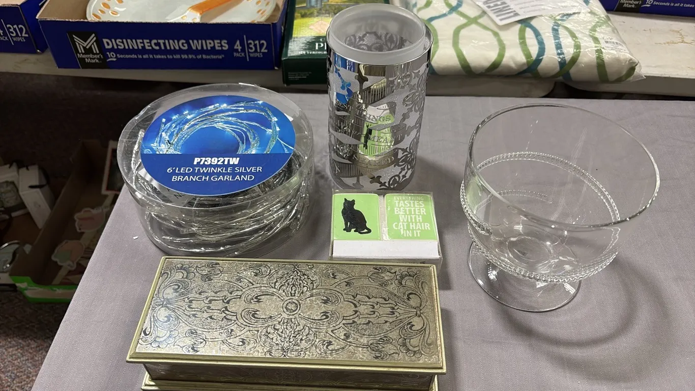 Twinkle Garland, Trinket Box, Vase & Candle Holder