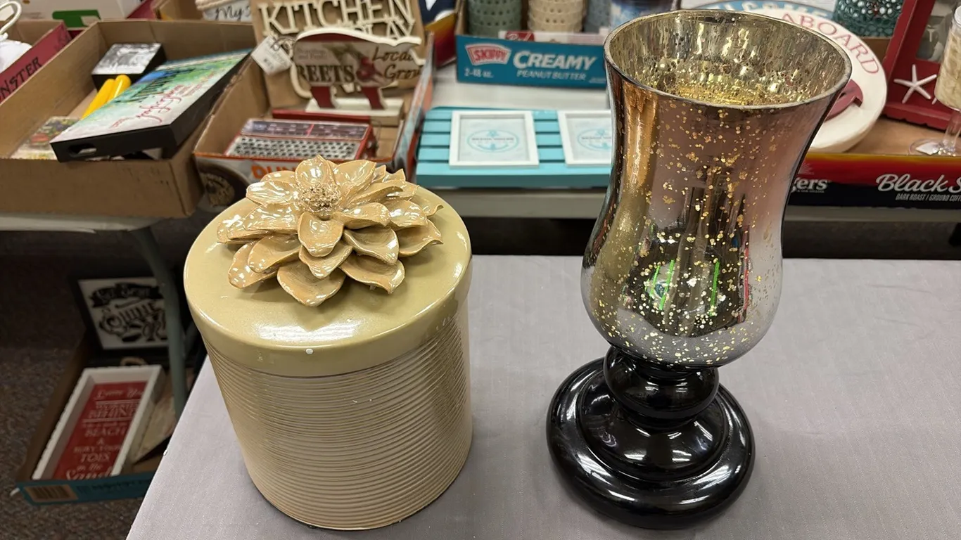 Floral Ceramic Jar & Vase