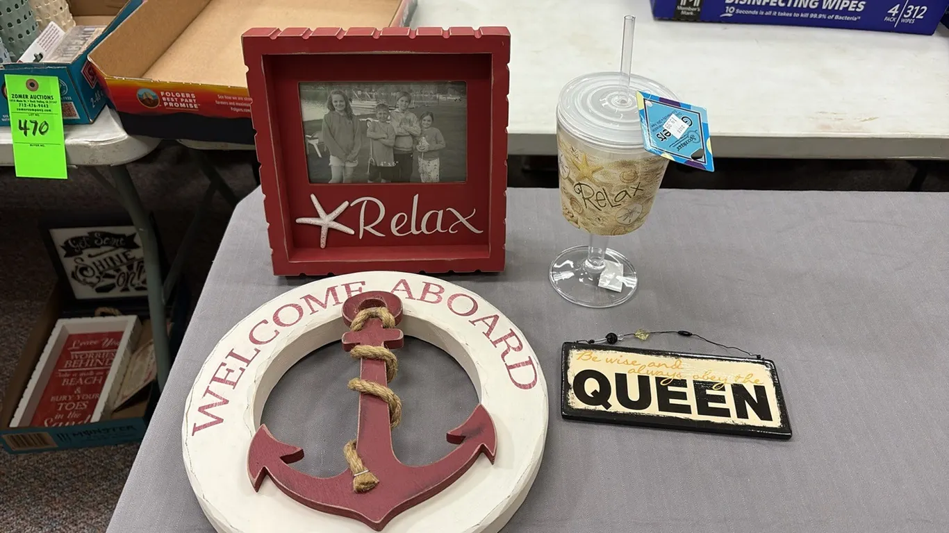 Beach Decor & Cup