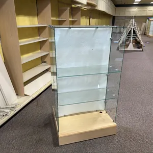 Double sided display shelves