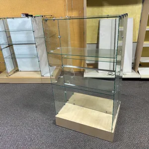 Double sided display shelves