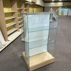 Double sided display shelves
