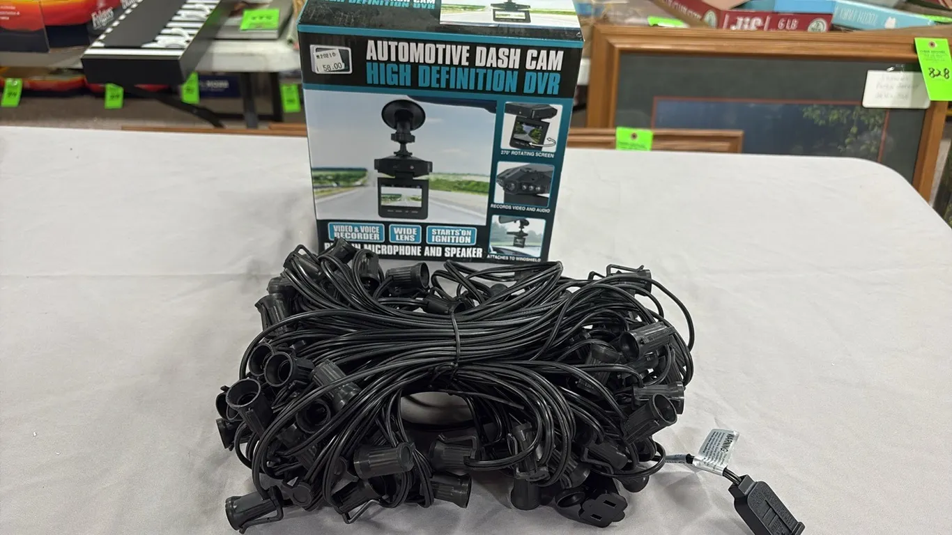 String Lights & HD Dash Cam