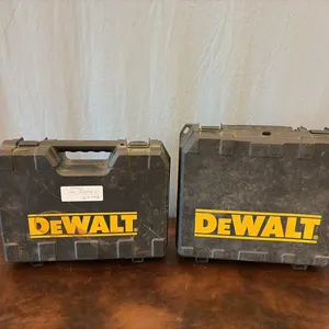 2- Empty Dewalt Tool Cases