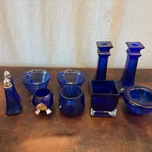 Blue Glassware