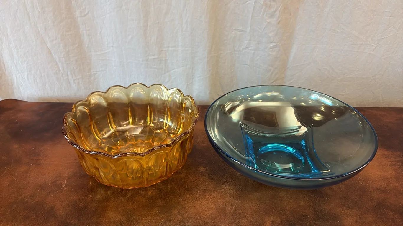 Colored Glass Bowls