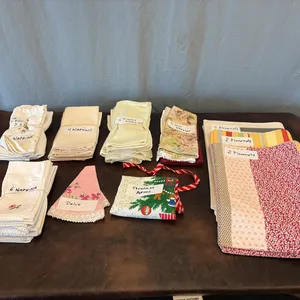 Napkins, Placemats & Christmas Apron