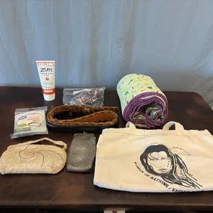 Eyeglasses, Bags, Quilt & Misc