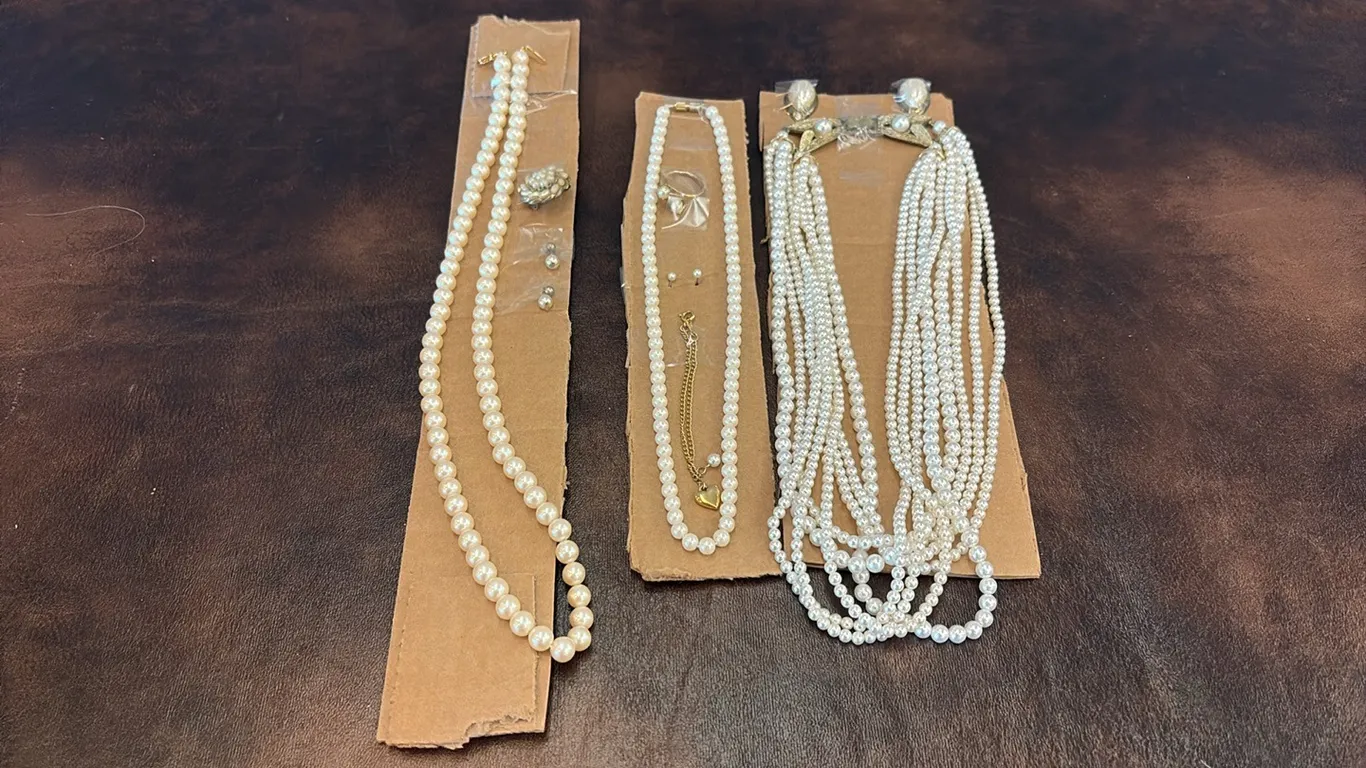Pearl Necklaces & Earrings