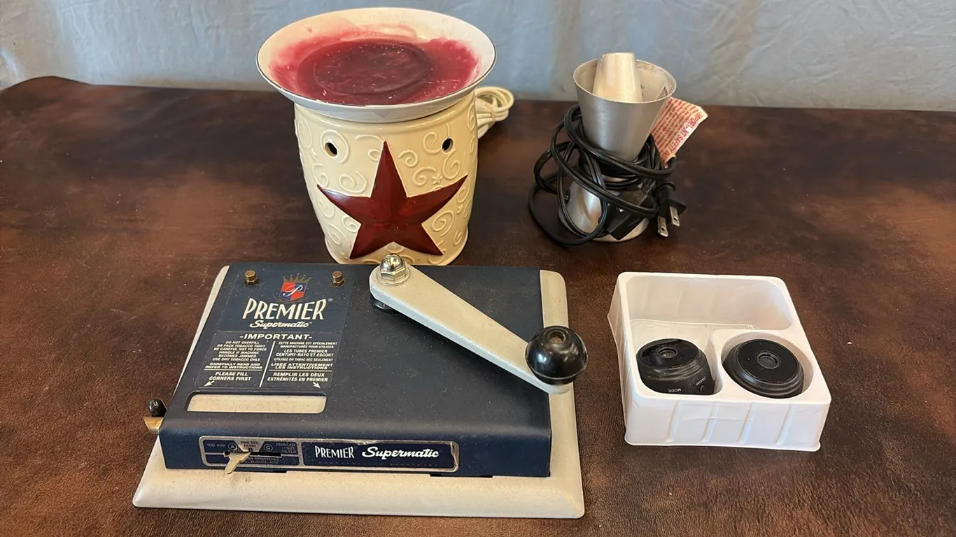 Cigarette Injector, Wax Warmer & Cameras
