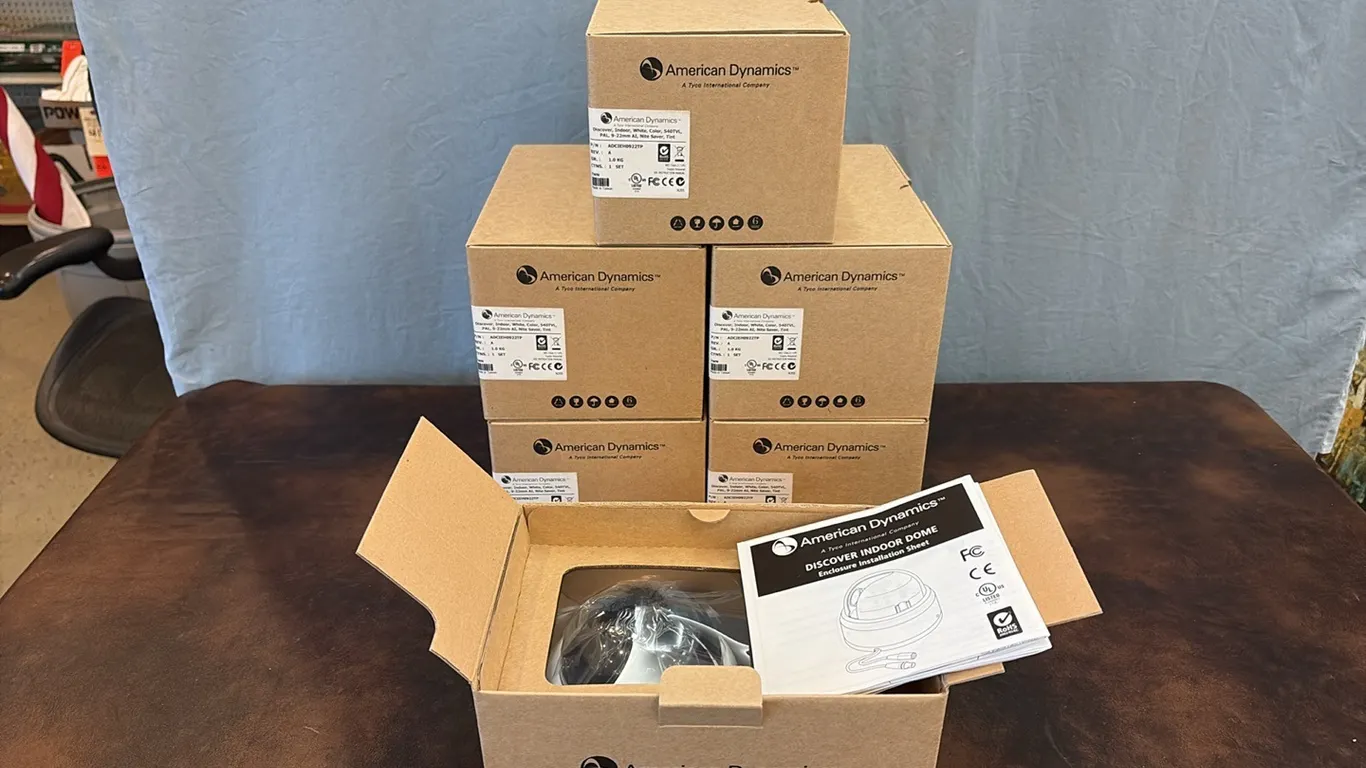 6- American Dynamics Security Cameras