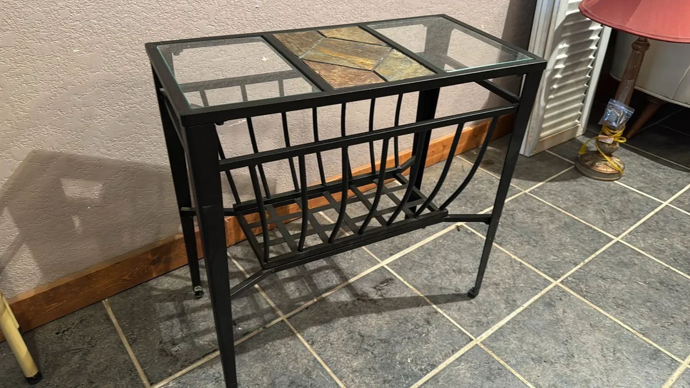 Tile top end table