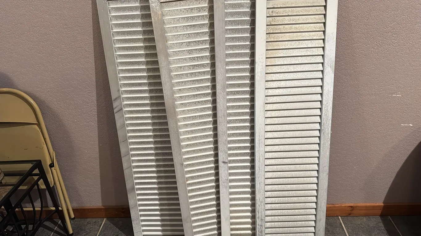 Aluminum shutters