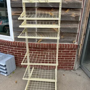 Wire shelf display rack