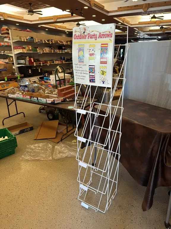 Sign display rack