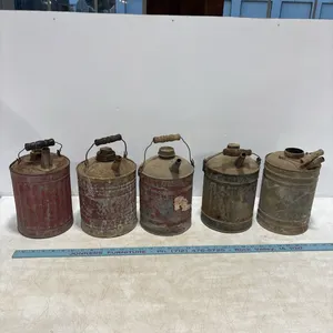 5 Old Gas Cans