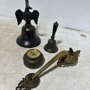 Brass Bells - handle - clock
