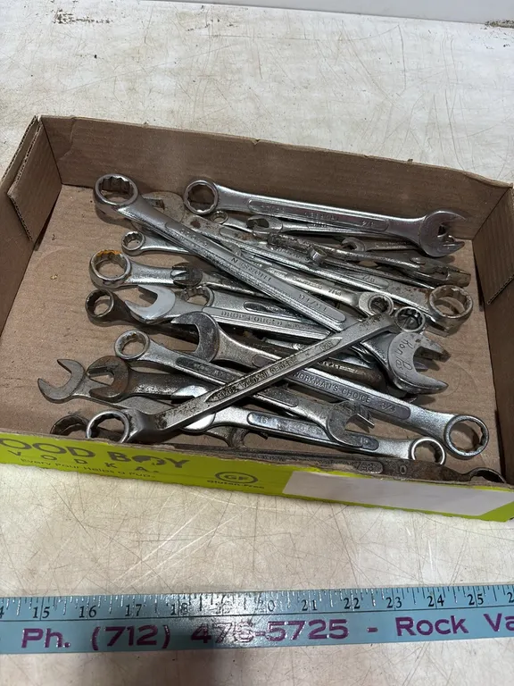 Box of Open End Wrenches