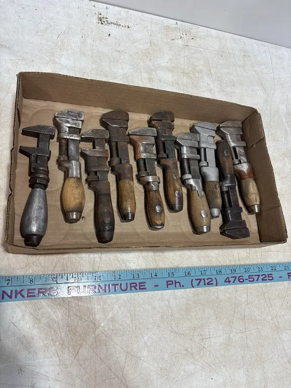10 Small Monkey Wrenches 6-6.5”