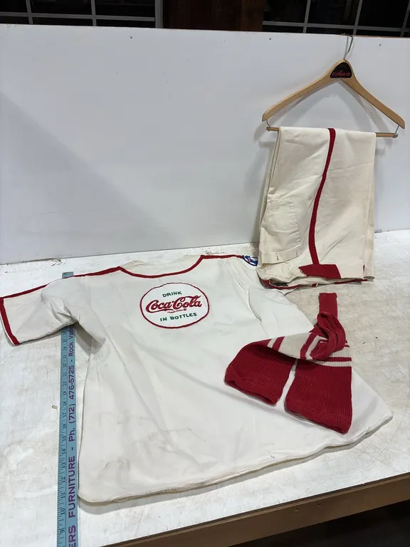 Vintage Baseball Uniform - Coca Cola - Babe Ruth League
