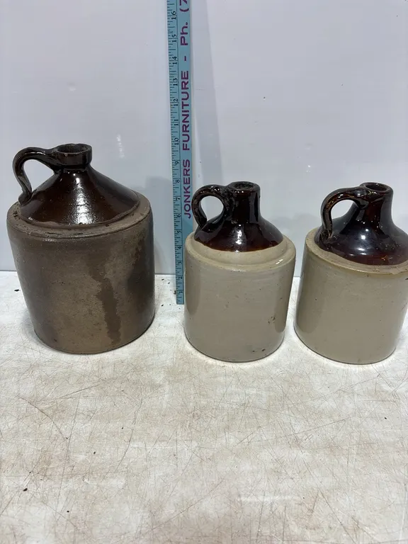 3 Crock Jugs
