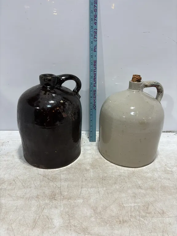 2 Crock Jugs