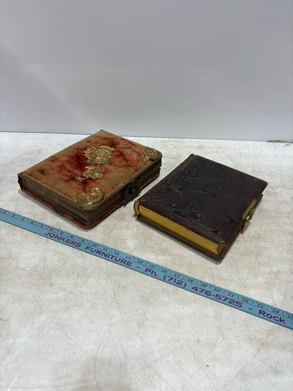 2 Old Photo Albums