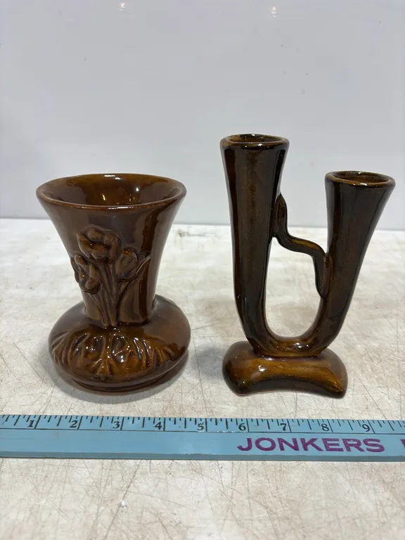 2 Van Briggle Vases - no chips