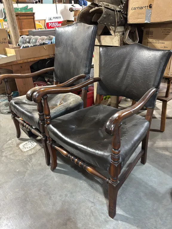 2 Old Lodge Chairs