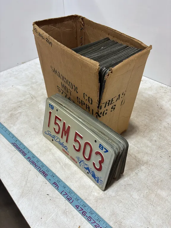 Big Box South Dakota Plates - nos