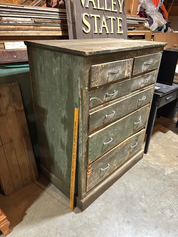 Large Pine Industrial Cabinet