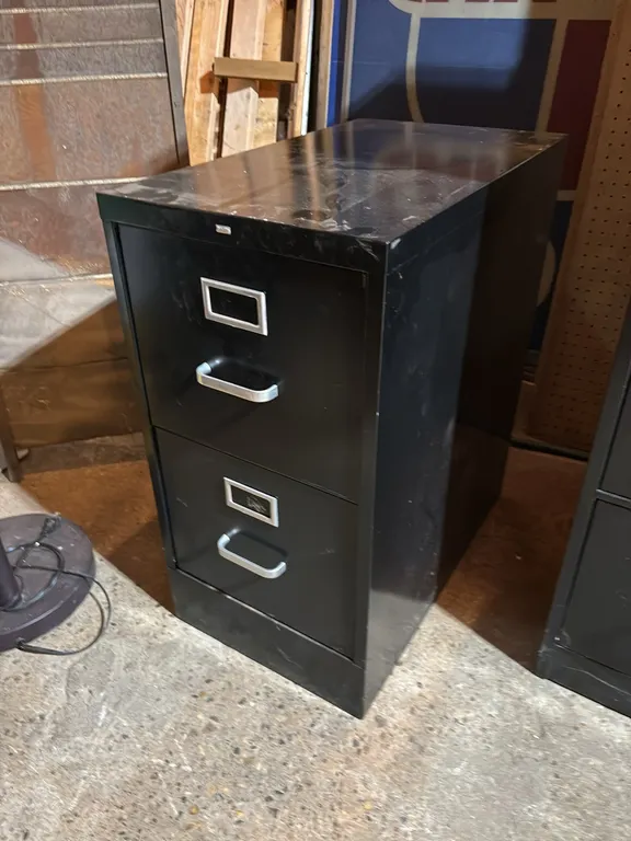 2 Drawer Metal File Cabinet
