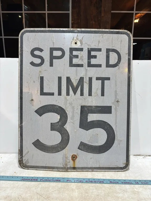 Retired Speed Limit Sign