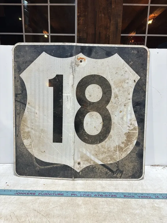 Retired Highway 18 Sign