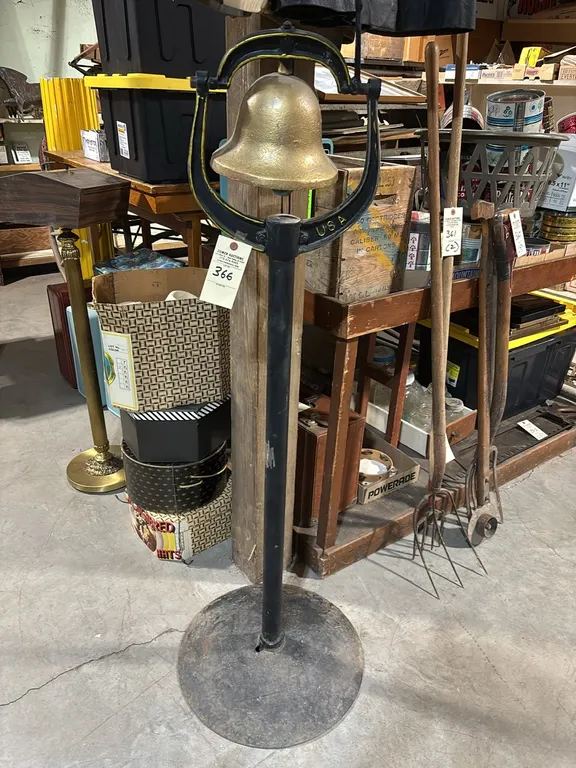 Smaller Cast Bell on Stand