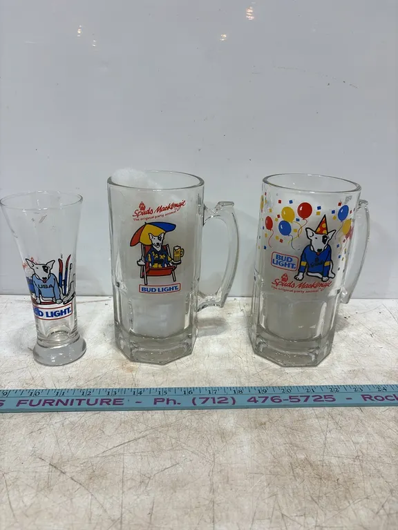 Beer Glasses - Bud Light