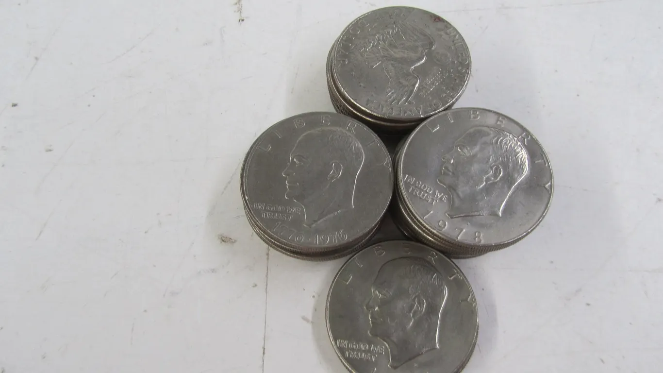 (25) Eisenhower Dollar Coins