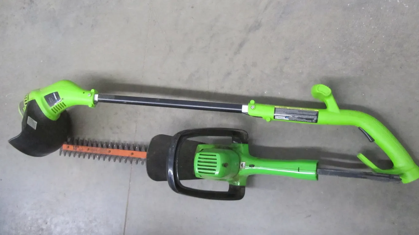 Earthwise 10" Electric Trimmer And Montgomery Ward 18" Electric Hedge Trimmer