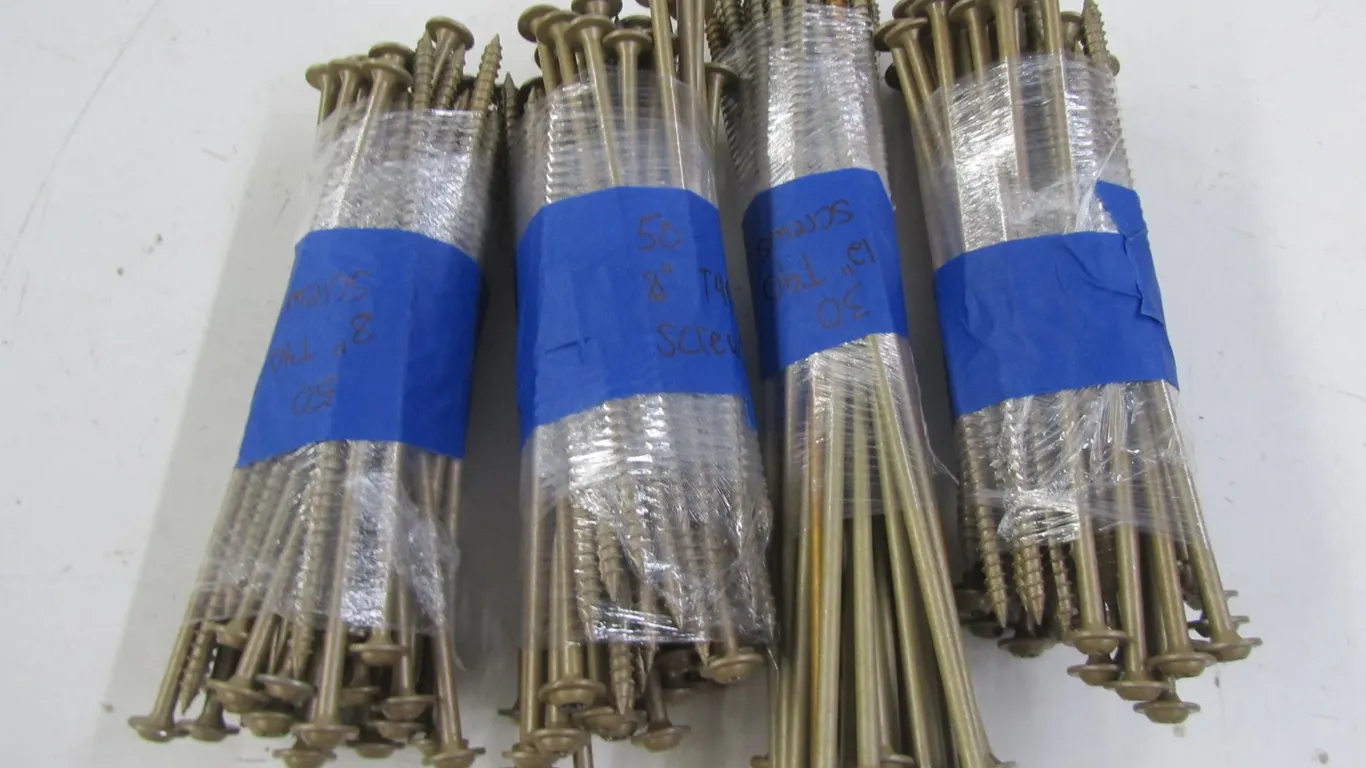 (150) 8" T40 Screws