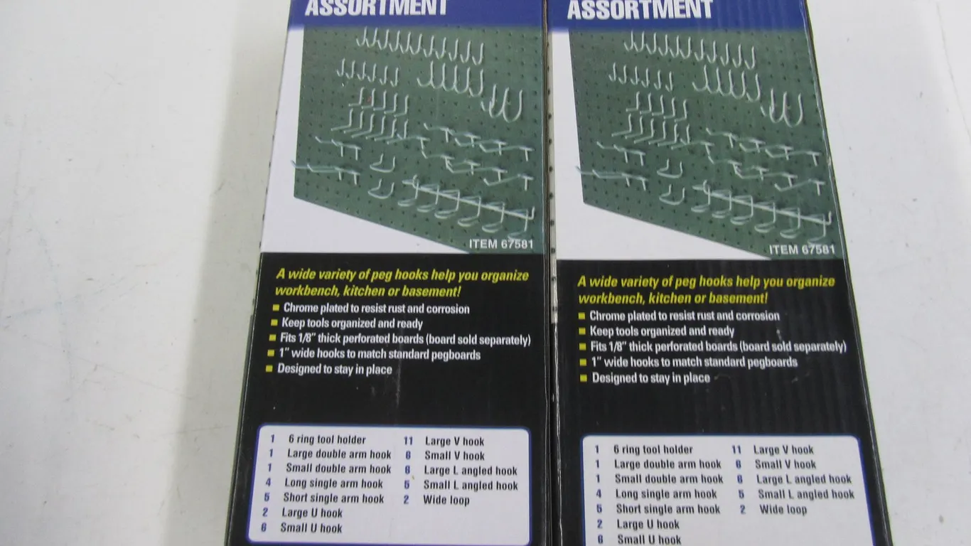 (2) Storehouse Pegboard Hook Assortments