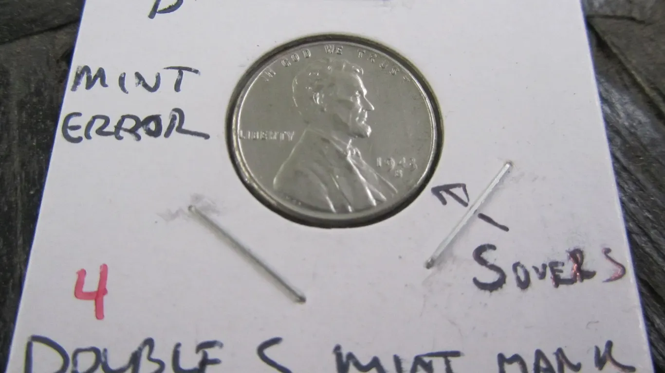 1943-S/S Mint Error Lincoln Steel Cent
