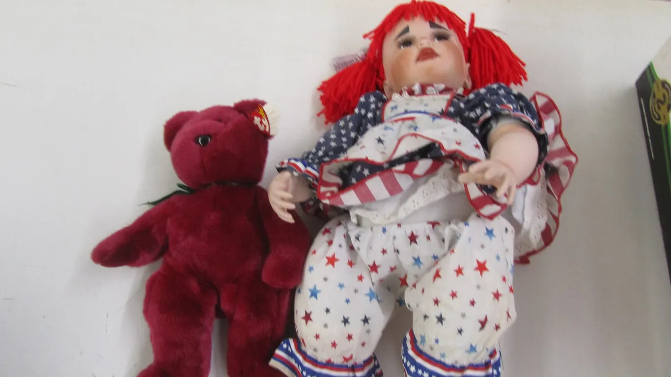 Kelly RuBert Porcelain USA Clown Doll And More