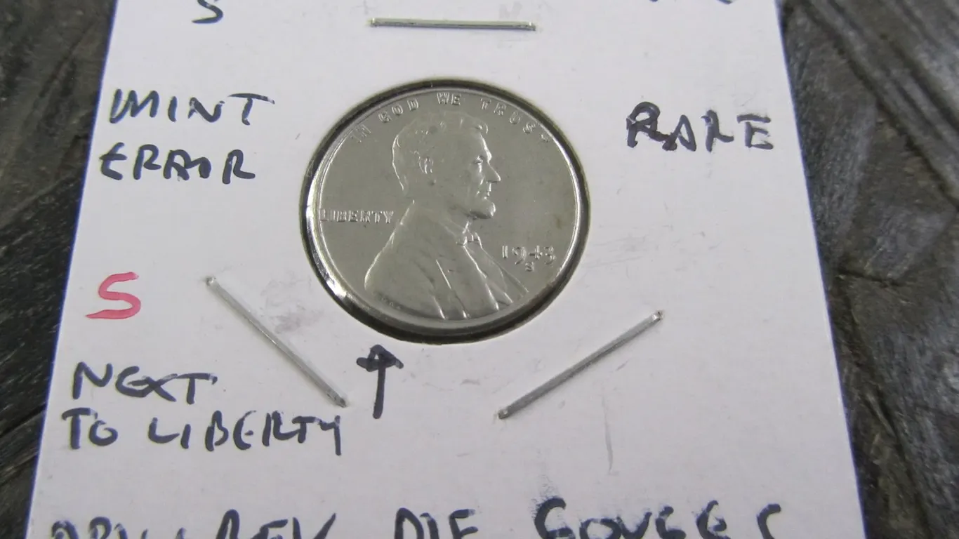 1943-S Mint Error Lincoln Steel Cent