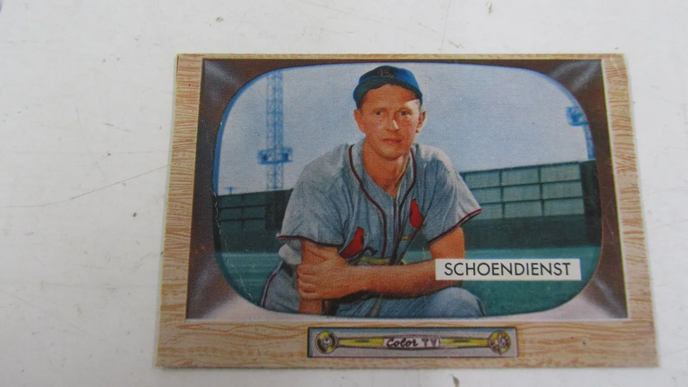 1955 Bowman Al "Red" Schoendienst Card