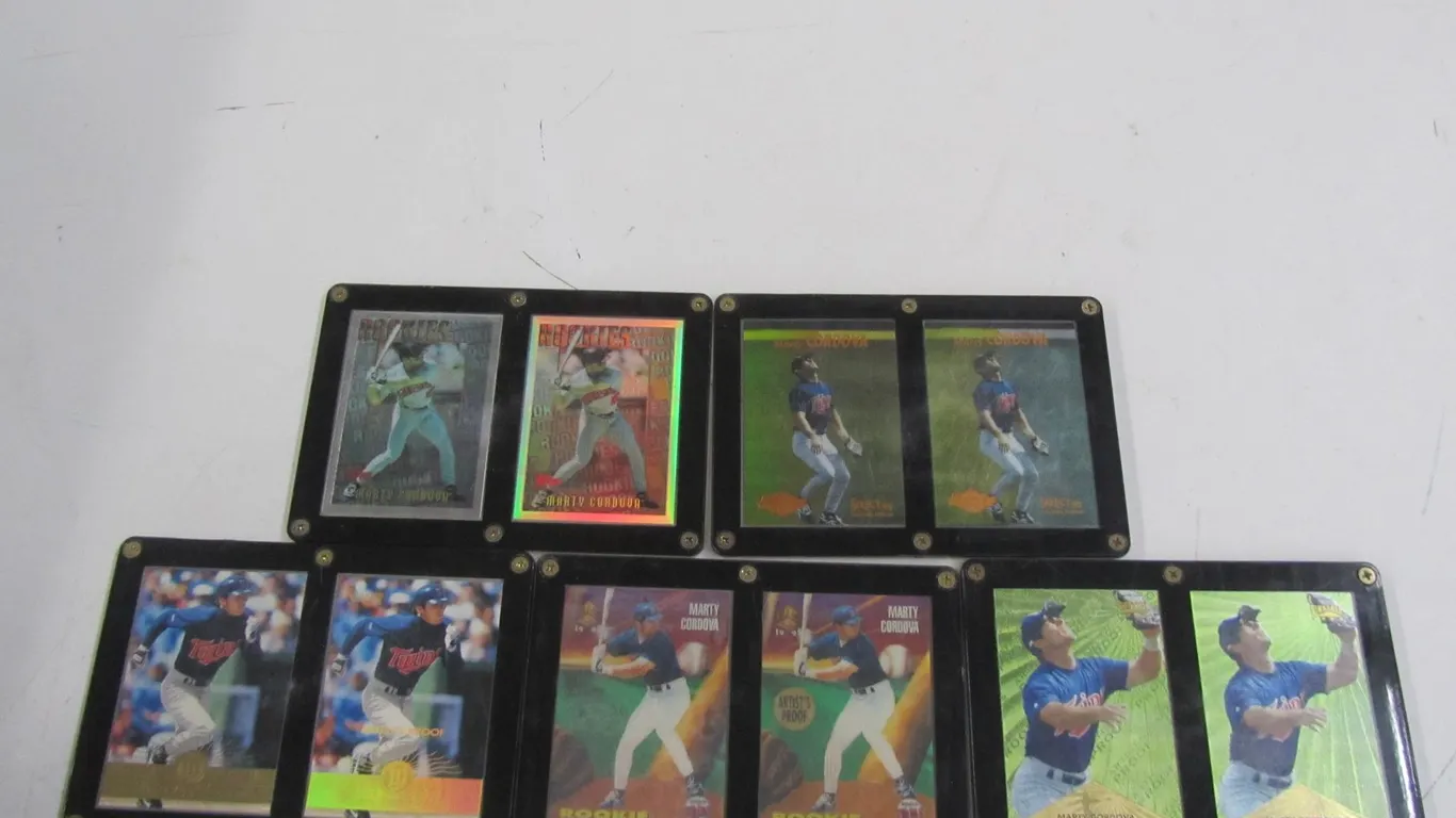 Lot Of Marty Cordova Rookie Cards