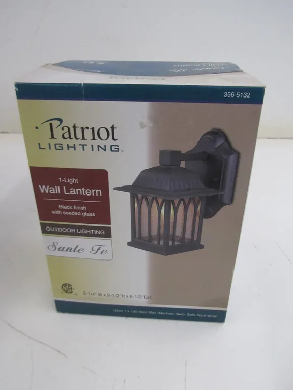 Patriot Lighting Sante Fe Outdoor Wall Lantern