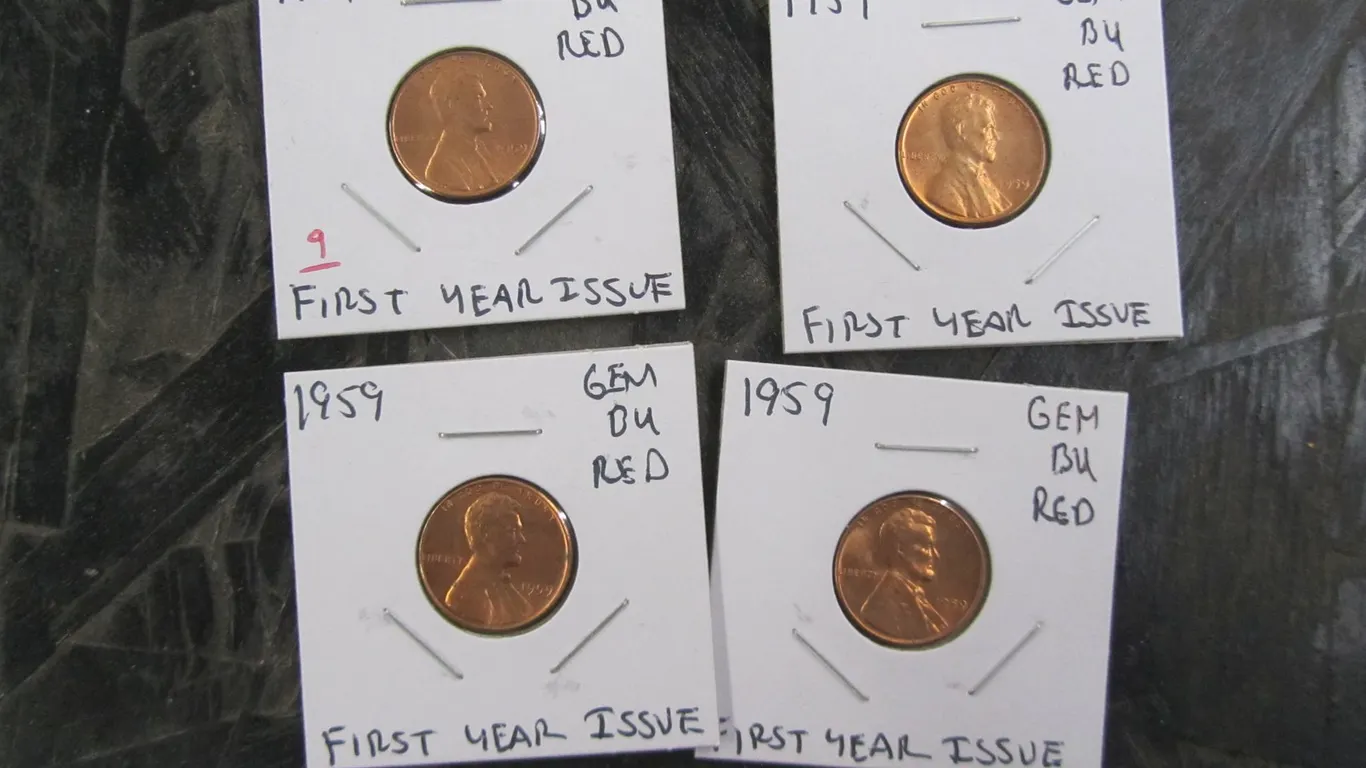 (4) 1959 Lincoln Cents