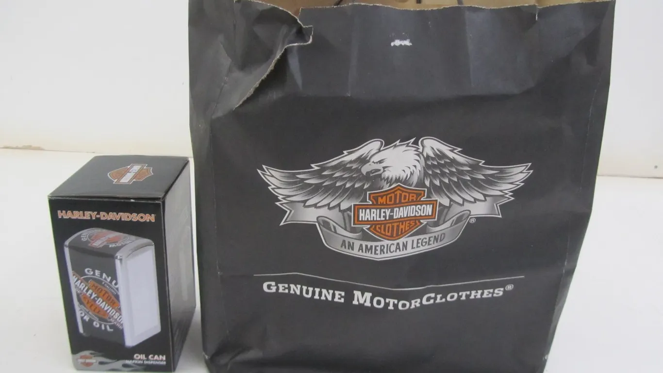 Harley-Davidson Oil Can Napkin Dispenser