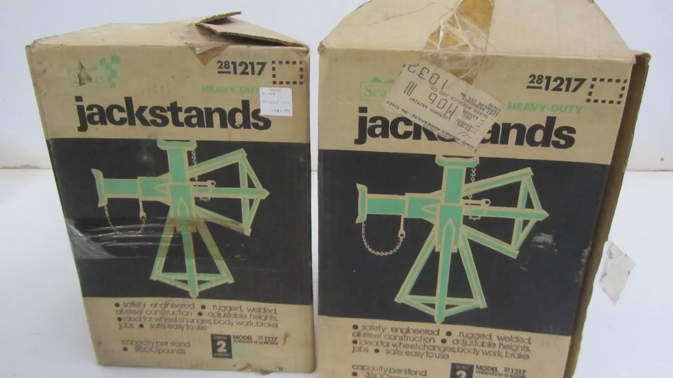 (2) Sears 3,500lb Jack Stands