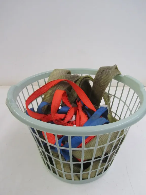 Lot Of Ratchet Straps And Tow Strap